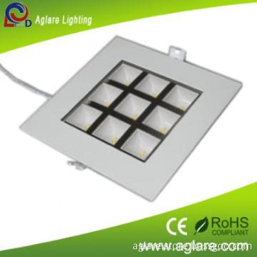 new design factory price 9w square led down light for indoordecoration